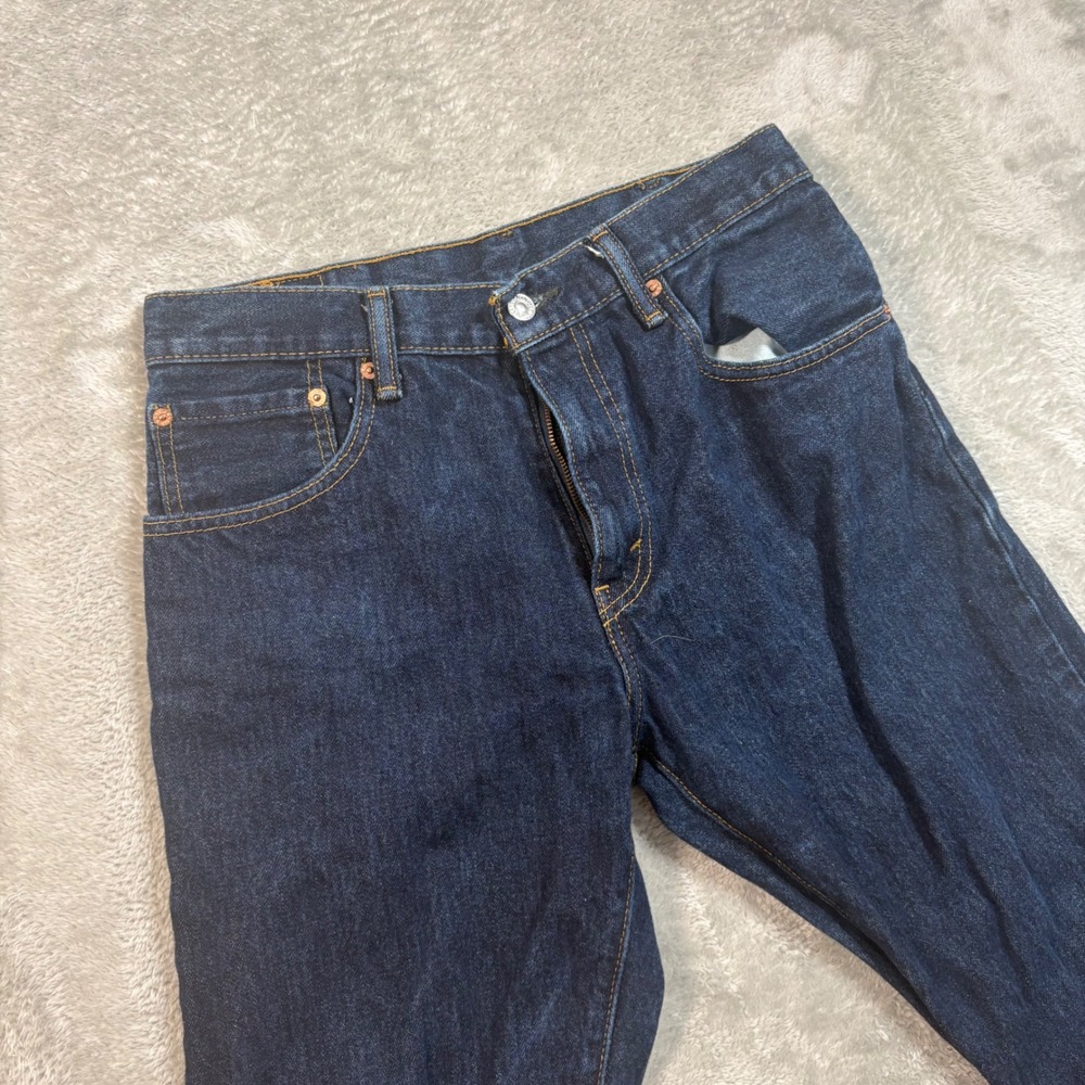 Levi's 517 Bootcut Jeans Mens 31x32 Dark Wash Blue Slim Fit Denim Pants